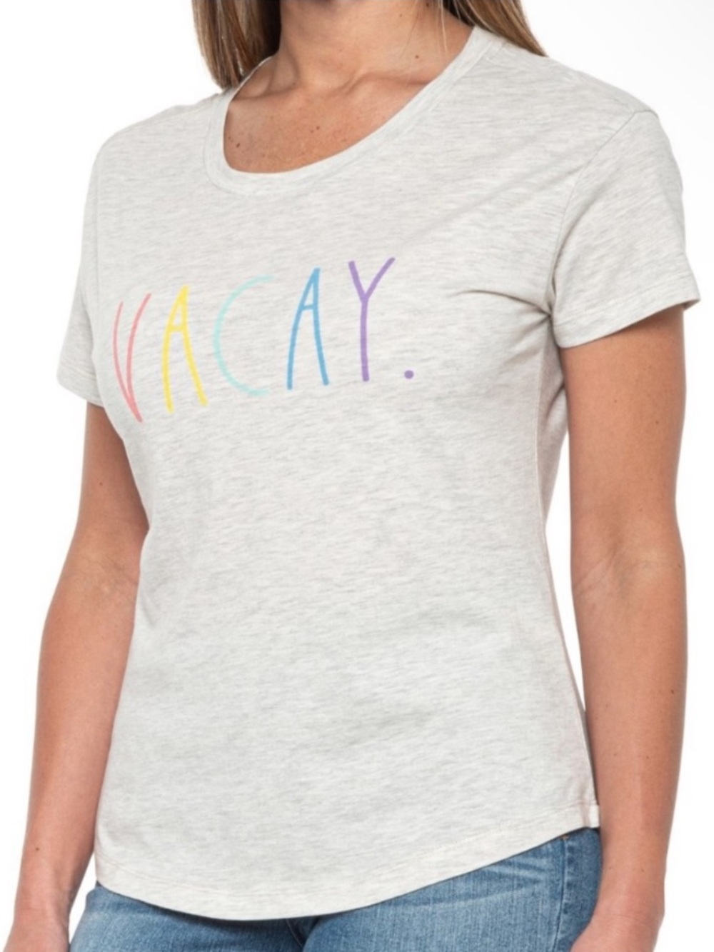 Rae Dunn Vacay Verbiage Short Sleeve Tee Size: XS - NWT